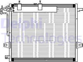 Delphi TSP0225687 - Конденсатор кондиционера autodnr.net