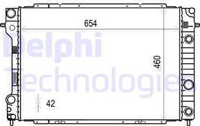 Delphi TSP0524010 - Радіатор, охолодження двигуна autocars.com.ua