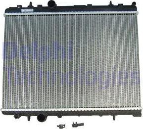 Delphi TSP0524052 - Радиатор, охлаждение двигателя avtokuzovplus.com.ua