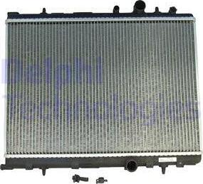 Delphi TSP0524067 - Радіатор, охолодження двигуна autocars.com.ua