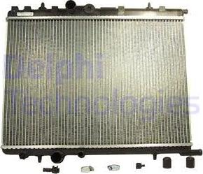 Delphi TSP0524069 - Радиатор, охлаждение двигателя autodnr.net