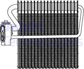 Delphi TSP0525016 - Випарник, кондиціонер autocars.com.ua