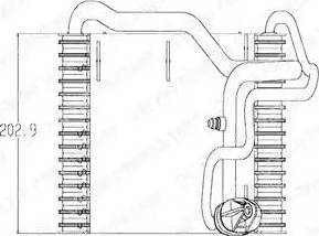 Delphi TSP0525018 - Випарник, кондиціонер autocars.com.ua