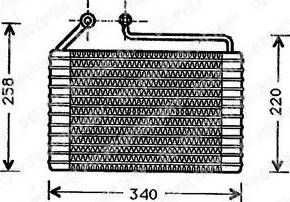 Delphi TSP0525045 - Испаритель, кондиционер avtokuzovplus.com.ua