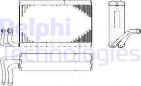 Delphi TSP0525182 - Испаритель, кондиционер avtokuzovplus.com.ua