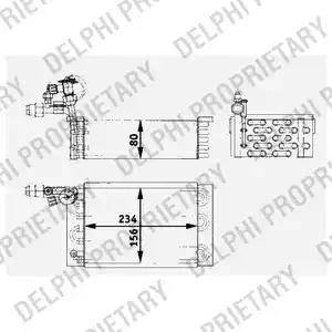 Delphi TSP0525187 - Испаритель, кондиционер autodnr.net