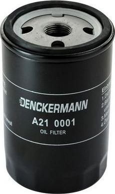 Denckermann A210001 - Фільтр масляний двигуна VW POLO 89-94 вир-во DENCKERMANN autocars.com.ua