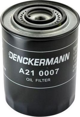 Denckermann A210007 - Масляний фільтр autocars.com.ua