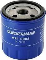 Denckermann A210008-S - Фільтр масляний PSA BERLINGO. PARTNER 96-. FIAT DUCATO 06- без упаков. вир-во DENCKERMANN autocars.com.ua