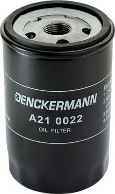 Denckermann A210022 - Фільтр масляний двигуна AUDI A4 1.6 95-00 вир-во DENCKERMANN autocars.com.ua