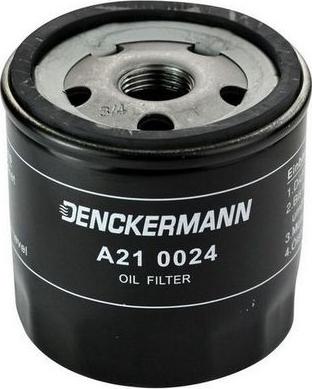 Denckermann A210024 - Масляний фільтр autocars.com.ua