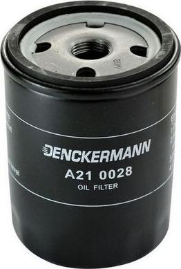 Denckermann A210028 - Фільтр масляний двигуна OPEL KADET 82-94. ASTRA 91-98. VECTRA 88-95 вир-во DENCKERMANN autocars.com.ua