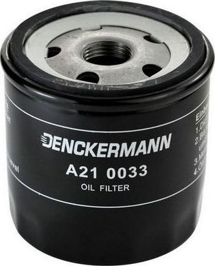 Denckermann A210033 - Масляный фильтр avtokuzovplus.com.ua