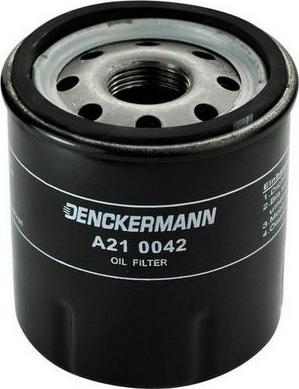 Denckermann A210042 - Фільтр масляний двигуна RENAULT CLIO II 1.2 98-. KANGOO 1.2 97- вир-во DENCKERMANN autocars.com.ua