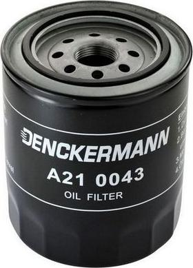 Denckermann A210043 - Фільтр масляний TOYOTA LC 2.4-4.2 TD 88- вир-во DENCKERMANN autocars.com.ua