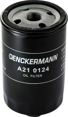 Denckermann A210124 - Масляний фільтр autocars.com.ua