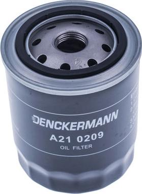 Denckermann A210209 - Фільтр масляний ISUZU D-MAX 2.5 DiTD 02-12 вир-во DENCKERMANN autocars.com.ua