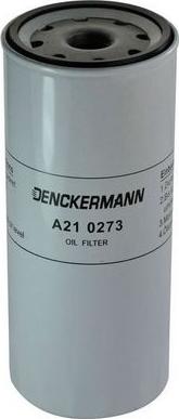 Denckermann A210273 - Масляний фільтр autocars.com.ua