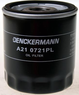 Denckermann A210721PL - Масляний фільтр autocars.com.ua