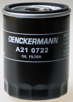 Denckermann A210722 - Масляний фільтр autocars.com.ua