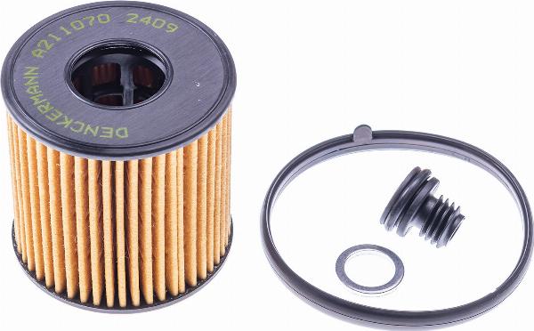 Denckermann A211070 - Масляний фільтр autocars.com.ua