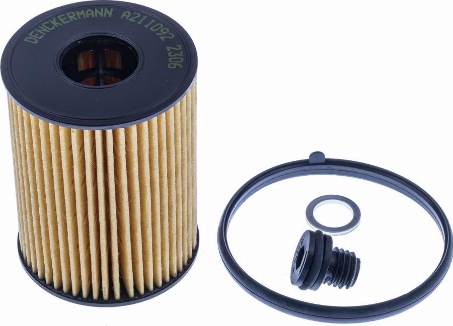 Denckermann A211092 - Масляний фільтр autocars.com.ua