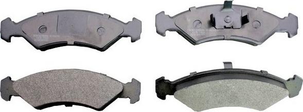 Denckermann B110216 - Гальмівні колодки, дискові гальма autocars.com.ua