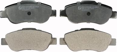 Denckermann B110929 - Гальмівні колодки, дискові гальма autocars.com.ua