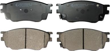 Denckermann B110966 - Гальмівні колодки, дискові гальма autocars.com.ua