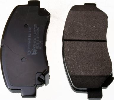 Denckermann B111348 - Гальмівні колодки, дискові гальма autocars.com.ua