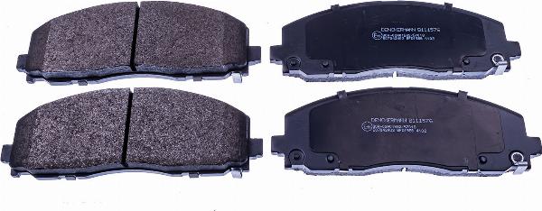 Denckermann B111576 - Гальмівні колодки, дискові гальма autocars.com.ua