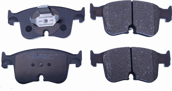 Denckermann B111595 - Гальмівні колодки, дискові гальма autocars.com.ua