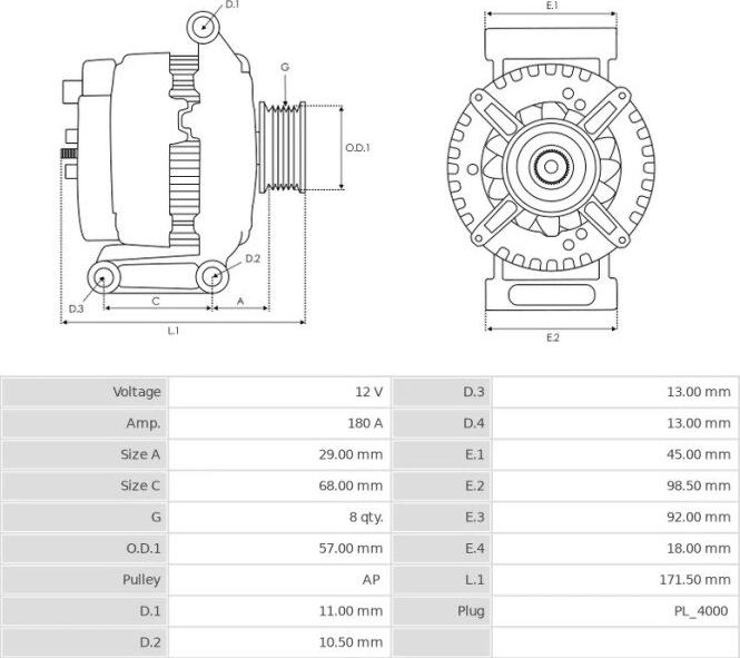 Denso 104210-6140 - Генератор autodnr.net