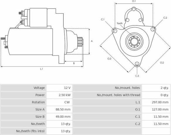 Denso 1280000210 - Тягове реле, стартер autocars.com.ua