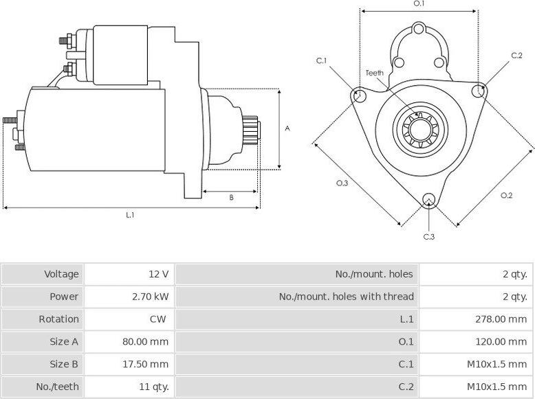 Denso 4280004610 - Стартер avtokuzovplus.com.ua