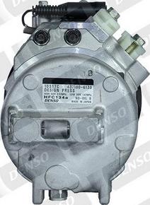 Denso 437100-6130 - Компресор, кондиціонер autocars.com.ua