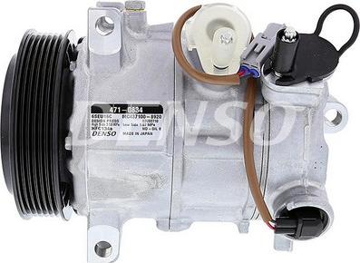 Denso 471-0834 - Компресор, кондиціонер autocars.com.ua