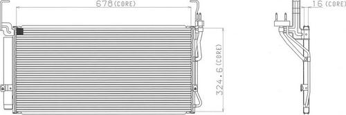 Denso 477-0624 - Конденсатор, кондиціонер autocars.com.ua