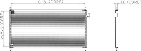 Denso 477-0655 - Конденсатор, кондиціонер autocars.com.ua