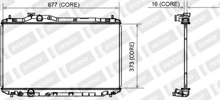 Denso A221-A397 - Радіатор, охолодження двигуна autocars.com.ua