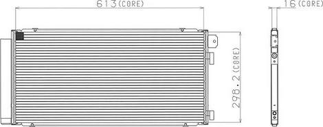 Denso A477-A342 - Конденсатор, кондиціонер autocars.com.ua