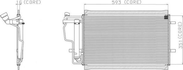 Denso A477-A366 - Конденсатор, кондиціонер autocars.com.ua