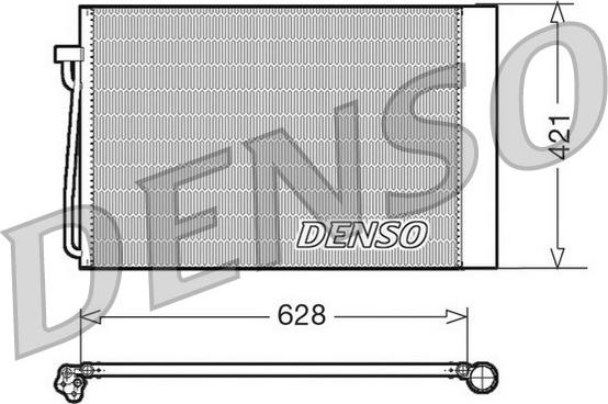 Denso DCN05018 - Конденсатор кондиционера autodnr.net