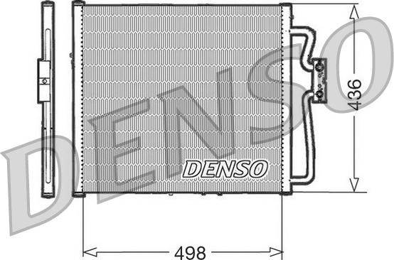 Denso DCN05019 - Конденсатор кондиционера avtokuzovplus.com.ua