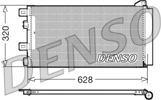 Denso DCN05101 - Конденсатор кондиционера autodnr.net