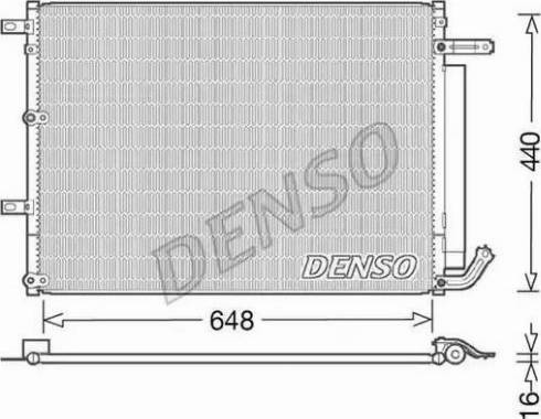 KOYORAD CD330911 - Конденсатор, кондиціонер autocars.com.ua