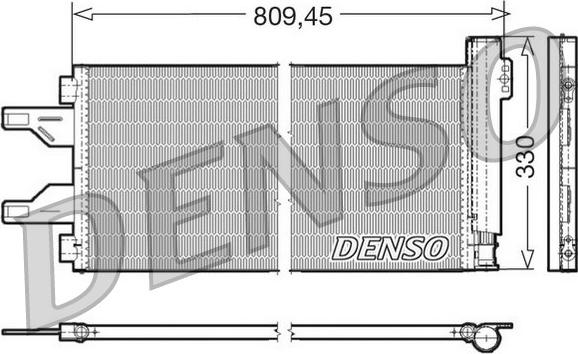 Denso DCN07050 - Конденсатор кондиционера autodnr.net