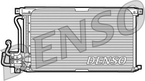 Denso DCN10010 - Конденсатор, кондиціонер autocars.com.ua