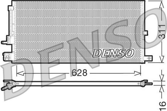 Denso dcn11007 - Конденсатор кондиционера autodnr.net