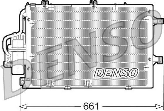 Denso DCN20015 - Конденсатор кондиционера autodnr.net